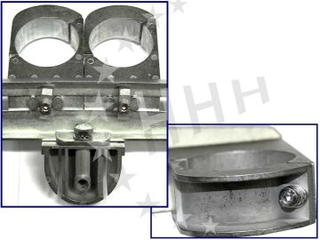 Multi-feed holder 3-fold die-cast aluminum for 3H,...