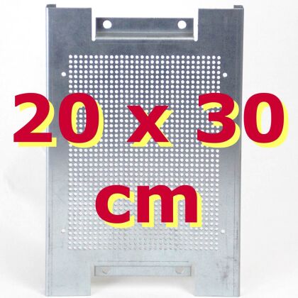 Perforated mounting plate / perforated back plate single 20 x 30 cm
