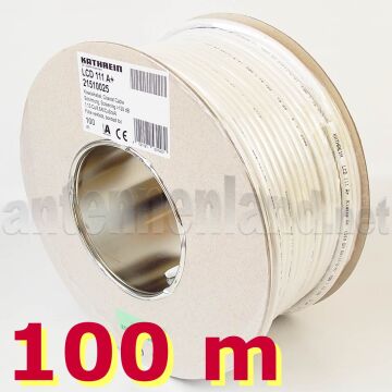 100 m Kathrein LCD 111 A+ coax cable RG6 , PVC white,...