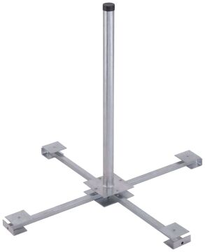 Herkules 4 Plate Balcony Stand / Terrace Stand, hot-dip galvanised steel