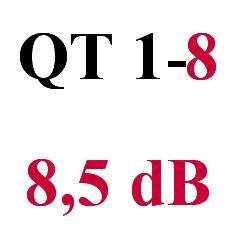 QT-1-8 - XiLine plus 1-fach Abzweiger 8,5 dB, brummentkoppelt