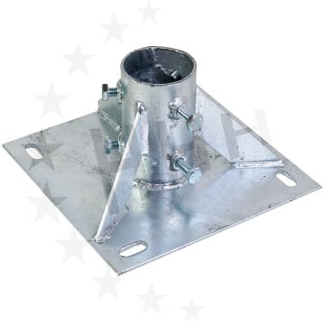 Universal foot 60 / mast foot for tubes Ø 48-60 mm, braced