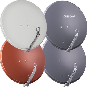 80 cm DUR-line Select 75/80 Alu - Sat antenna with 75/80...