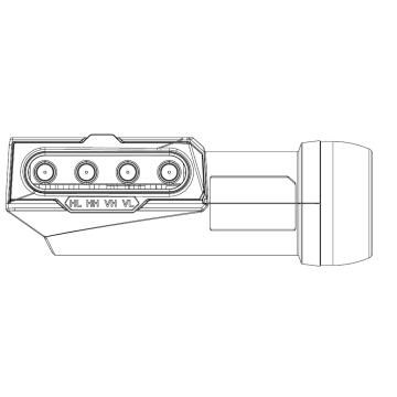 Inverto Premium Quattro Universal LNB / 0,2 dB