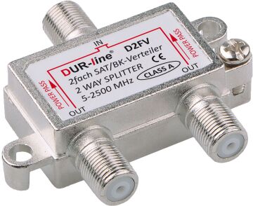 D2FV - 2-fach SAT-Verteiler 5 - 2500 MHz