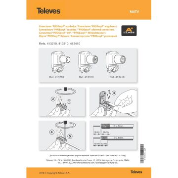 90-IECM - Televes KSW2000N IEC right-angle plug
