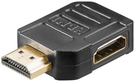 270°-Adapter HDMI-Buchse (Typ A) auf HDMI-Stecker (Typ A), schmale Seite