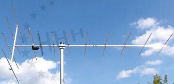 3H-VHF-13 - DAB+ Außenantenne 13 Elemente, F-Anschluss