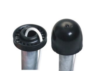 Mast cap 42-60mm with plastic cable guide
