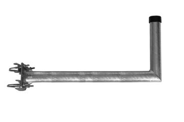 Mast bracket 70x25cm steel Ø48mm