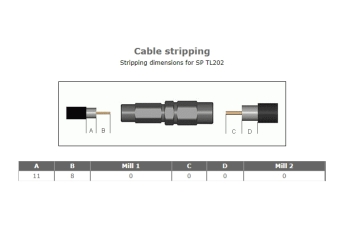 Cabelcon SP TL202 - Verbinder für 1.7/7.0 Kabel