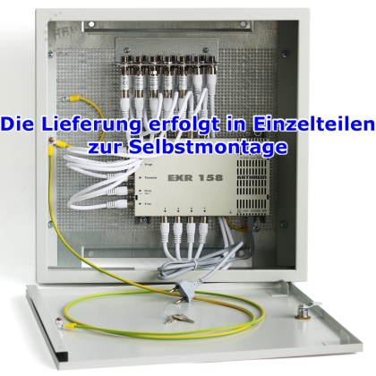 Kathrein EXR 158 Montagesets als Selbstbau-Set mit Montageschrank 40x40x15 cm