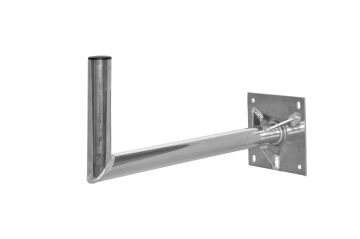 Aluminium wall bracket 15 - 70 cm, tube Ø 50 mm