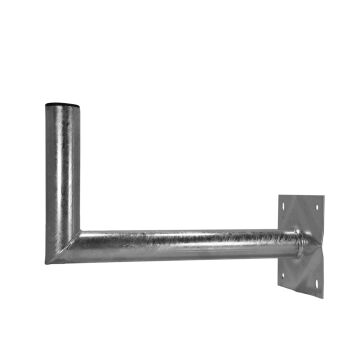 Steel wall bracket 50x28cm steel Ø60 mm, hot-dip...