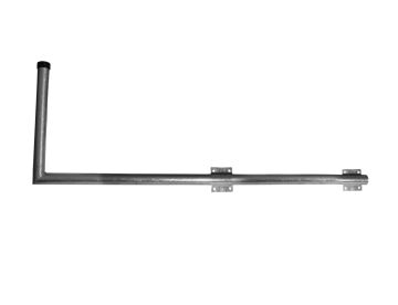 L-Form Ausleger 150x50cm Stahl Ø48mm links