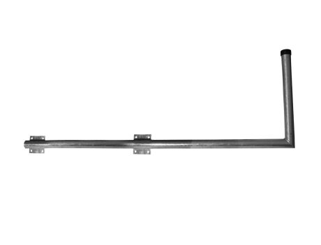 L-Form Ausleger 150x50cm Stahl Ø48mm rechts