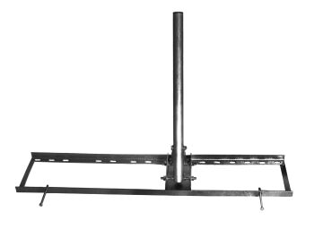 Aluminium rafter bracket on 2 rafters 30-50°.