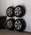 Car tire storage set for wall mounting