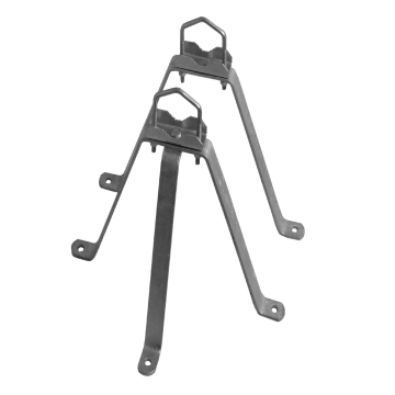 Mast wall bracket set 50cm steel Ø38-60mm