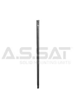 1.5 m steel plug-in mast Ø48mm