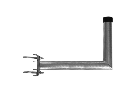 Mast bracket 40x25cm steel Ø48 mm