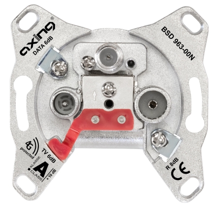Axing BSD 963-00N - Multimedia-Stichleitungsdose 6 dB, 5-1006 MHz