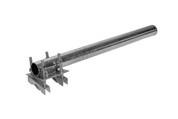 50 cm Mastverlängerung Stahl Ø38 mm