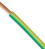 100 m ring H07V-U 4 mm² grounding wire green/yellow...