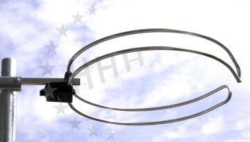 3H-FM-1R - VHF ring dipole / FM antenna 1 element with F-connector