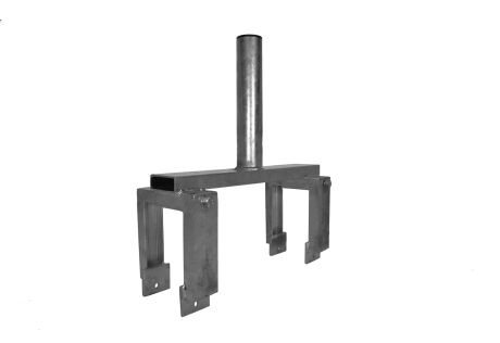 Geländer & Brüstungshalter aus Stahl Ø60 mm
